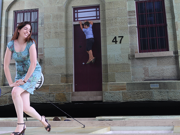 sydney festival on the wall
